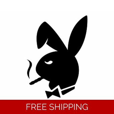 Smoking Playboy Bunny Die Cut Vinyl Decal Sticker Smoking Playboy Bunny Die Cut Vinyl Decal Sticker